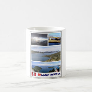 Caneca De Café Lago Titicaca - I Love - Peru -