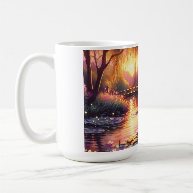 Caneca De Café "Lago Tranquil (Esquerda)