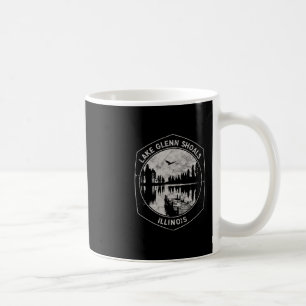 Caneca De Café Lago Vintage Glenn Shoals Illinois Exteriores Féri