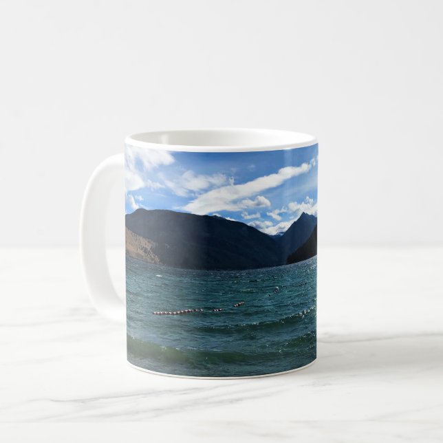 Caneca De Café Lago Wallowa, Oregon (Frente Esquerda)