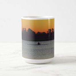 Caneca De Café Lago Wendouree Calmo Antes do Anoitece