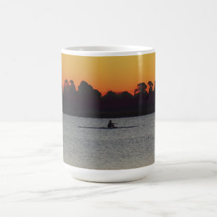 Caneca De Café Lago Wendouree Calmo Antes do Anoitece