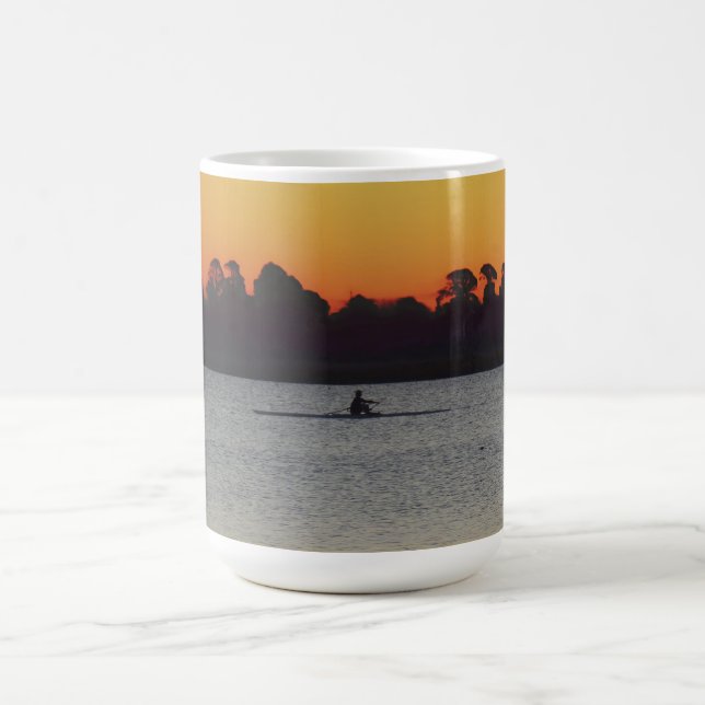 Caneca De Café Lago Wendouree Calmo Antes do Anoitece (Centro)