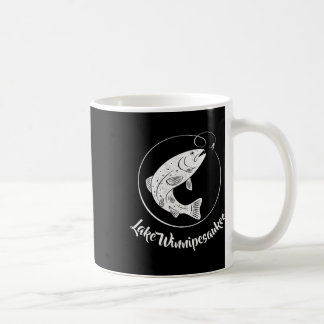 Caneca De Café Lago Winnipesaukee New Hampshire Pesca Peixe Barco