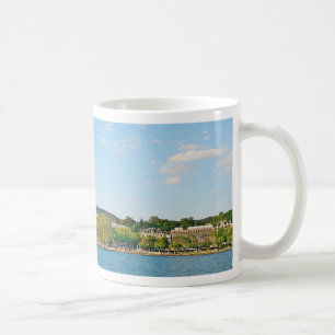 Caneca De Café Lago Zurich, vista para a ponte de Bellewue