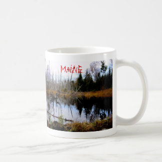 Caneca De Café Lagoa calma em Maine