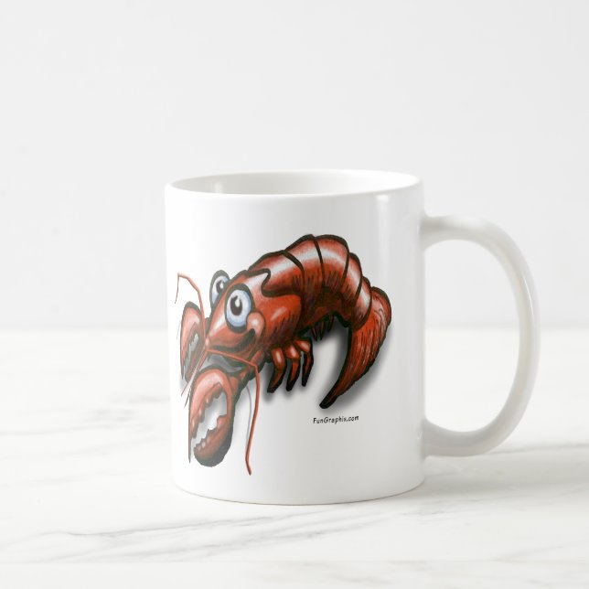 Caneca De Café Lagosta (Direita)