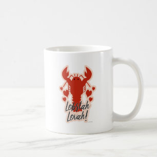 Caneca De Café Lagosta Lover Mototo Engraçado Shellfish