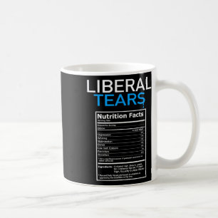 Caneca De Café Lágrimas Anti-Liberal Pro Trump Republican Gift