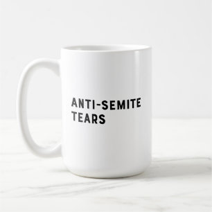 Caneca De Café Lágrimas antissemitas