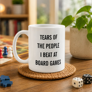 Caneca De Café Lágrimas das Pessoas que Eu Derrotei em Jogos de T