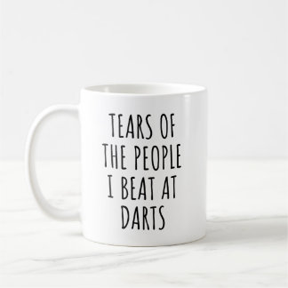 Caneca De Café Lágrimas Das Pessoas Que Eu Derrotei no Dardos Eng