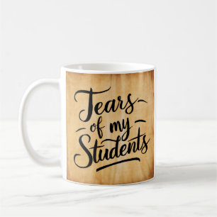 Caneca De Café Lágrimas de meus alunos