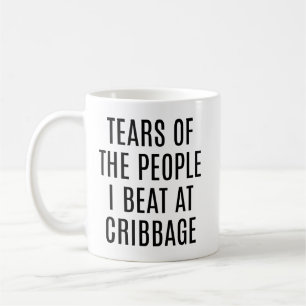 Caneca De Café Lágrimas Divertidas das Pessoas que Eu Derrotei no