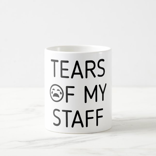 Caneca De Café Lágrimas Do Meu Presente De Funcionarios (Centro)