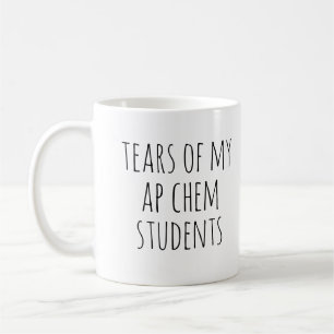 Caneca De Café Lágrimas dos meus alunos Engraçada Apreciação do P
