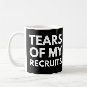Caneca De Café Lágrimas dos meus Contratos Recrutador Engraçado