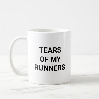 Caneca De Café Lágrimas Dos Meus Corredores Treinador De Corrida