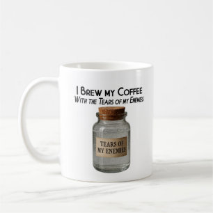 Caneca de Café Lágrimas dos Meus Inimigos