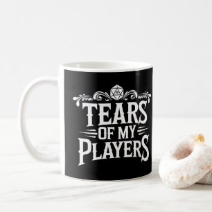 Caneca De Café Lágrimas dos meus jogadores