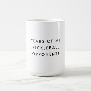 Caneca De Café Lágrimas engraçadas dos meus adversários de Pickle
