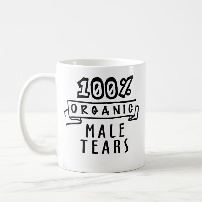 CANECA DE CAFÉ LÁGRIMAS MASCULINAS (Esquerda)
