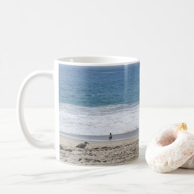 Caneca De Café Laguna Beach California (Com Donut)