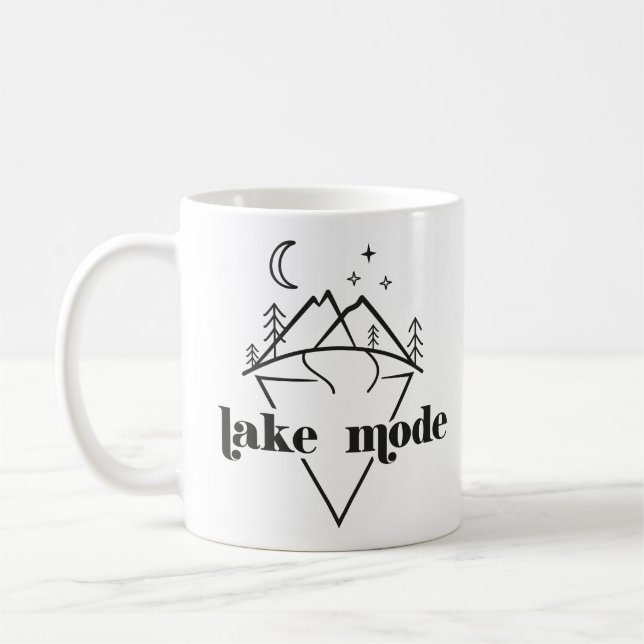 Caneca De Café Lake Mode Modern Boho (Esquerda)