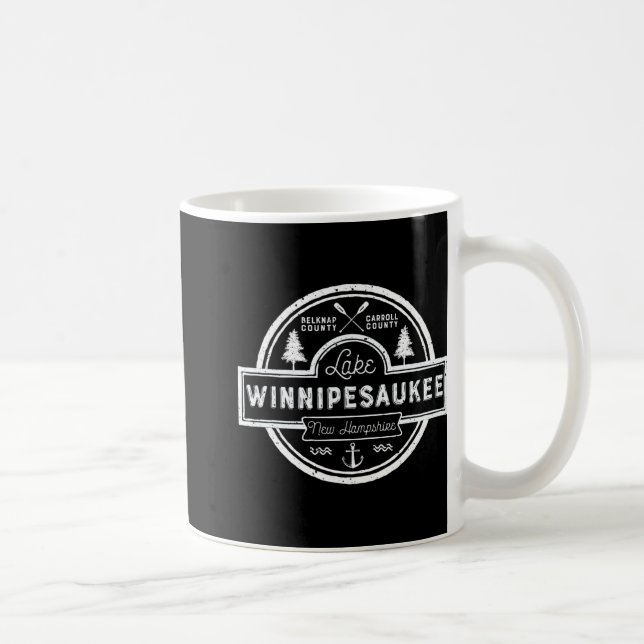 Caneca De Café Lake Winnipesaukee New Hampshire Men Women Camng  (Direita)