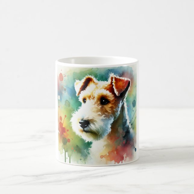 Caneca De Café Lakeland Terrier Dog 190624AREF116 - Watercolor (Centro)