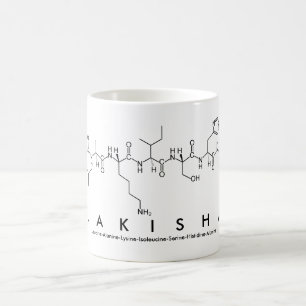 Caneca De Café Lakisha peptide name mug
