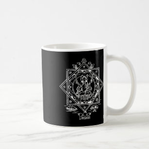 Caneca De Café Lakshmi Deusa da Riqueza Indiana Hinduísmo Yantra 