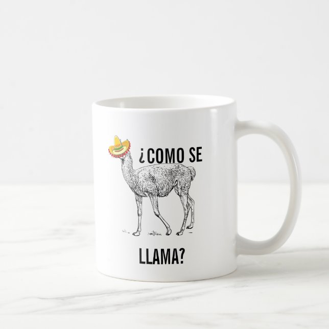 Caneca De Café Lama do SE de Como? (Direita)