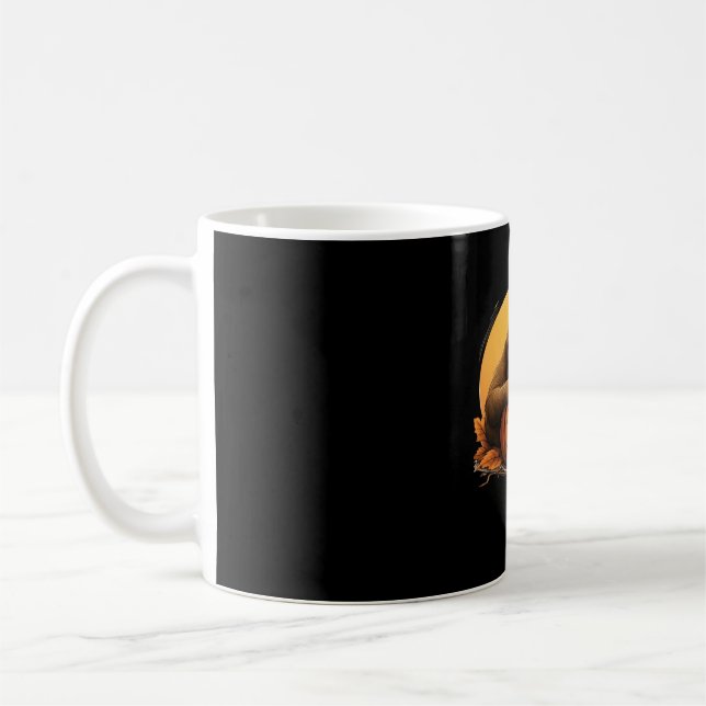 Caneca De Café Lama dormente e abóbora-abóbora clássica T-Shi (Esquerda)