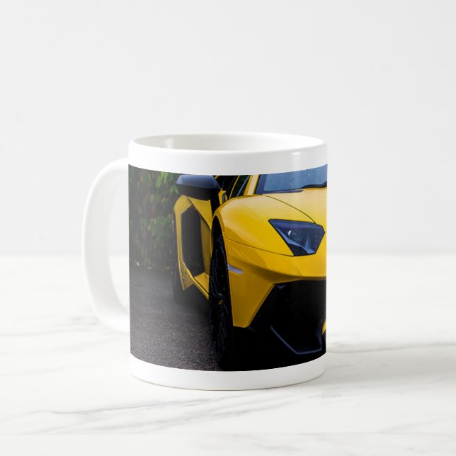 Caneca De Café Lamborgini design (Frente Esquerda)