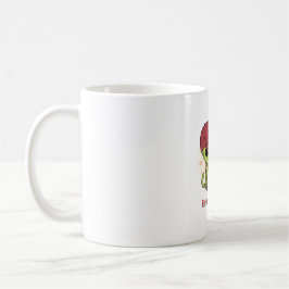 Caneca De Café Lamen Cawaii de Gato Alien Adorável Arte