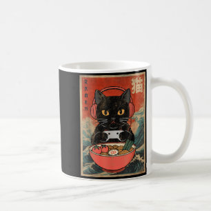 Caneca De Café Lamen de Gato Japonês Gráfico Divertido Kawaii Ani