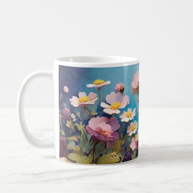 Caneca De Café Lâmina 3D Elegante (Esquerda)