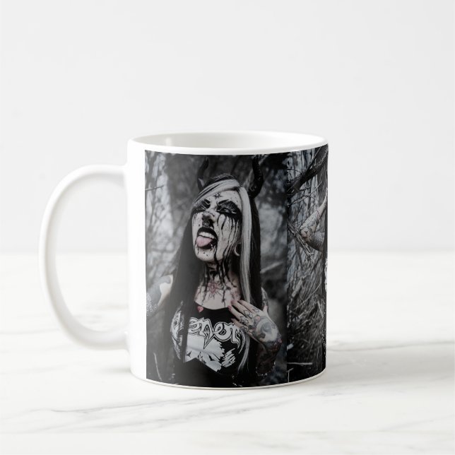 Caneca De Café Lâmina de metal preto (Esquerda)
