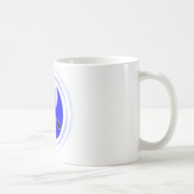 Caneca De Café Lâmina dobro de Yin-Yang (Direita)