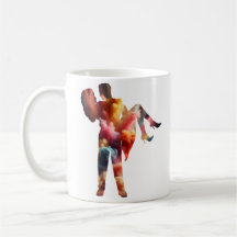 Lâmina Romântica De Silhuette Love Explosion Mug -