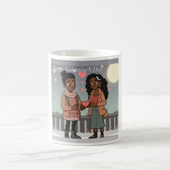 Caneca De Café Lâminas de amor - Juntos (Centro)