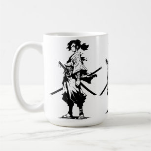 Caneca De Café Lâminas Gêmeas, Coração Feroz (Beleza Anime)