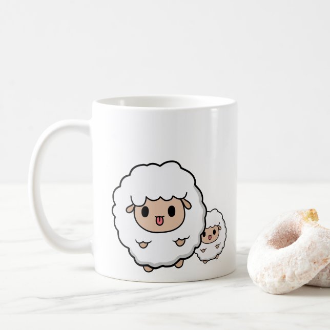 Caneca De Café Lâmpada (Com Donut)