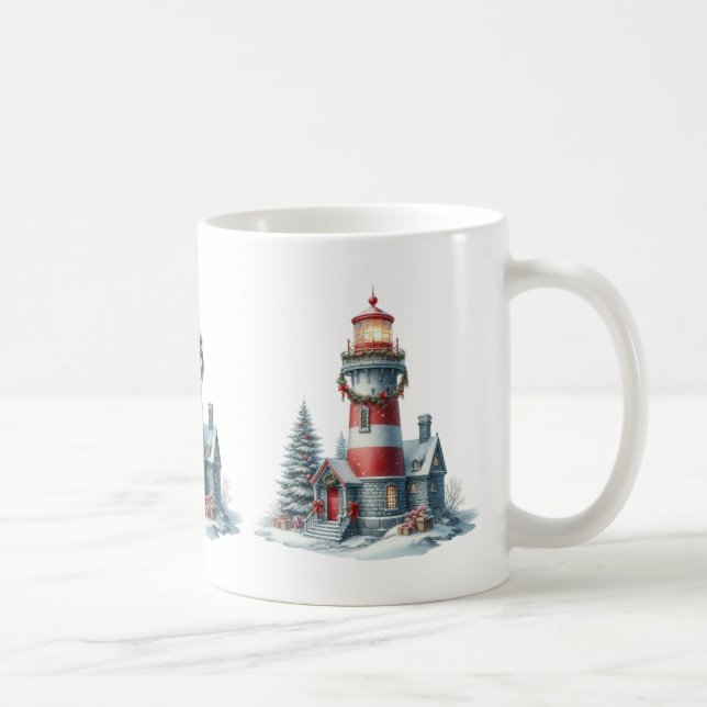 Caneca De Café Lâmpada de Natal Coffee Mug (Direita)