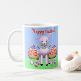 Caneca De Café Lâmpada e felz pascoa