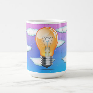 Caneca De Café Lâmpada incandescente