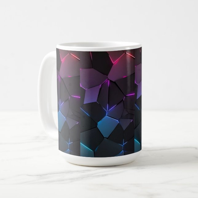 Caneca De Café Lâmpadas e Copas (Frente Esquerda)