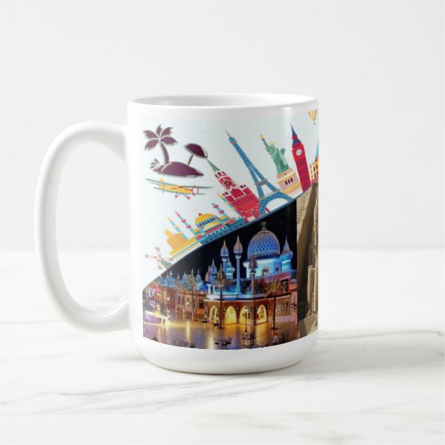 Caneca De Café Lâmpadas e Copas (Esquerda)