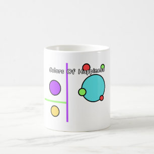 Caneca De Café Lâmpadas E Copos Com Um Tema Colorido